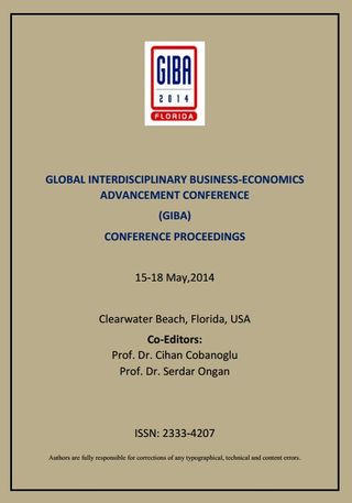 Global Interdisciplinary Business-Economics Advancement Conference. Conference Proceeding