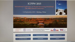 Parallel Processing Workshops (ICPPW), 2015 44th International Conference on Parallel Processing