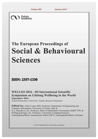 The European Proceedings of Social & Behavioural Sciences EpSBS
