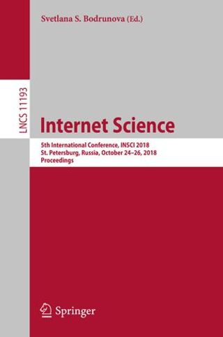Internet Science. INSCI 2018