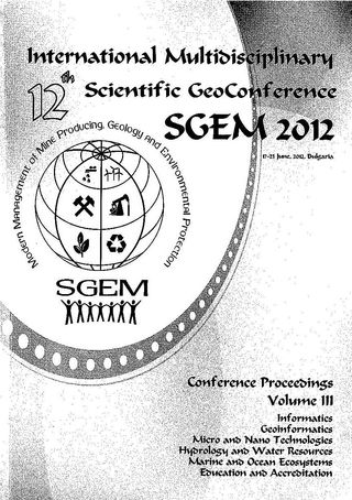 12th International GeoConference SGEM 2012, Conference Proceedings
