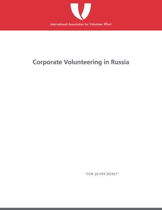 Corporate Volunteering in Russia