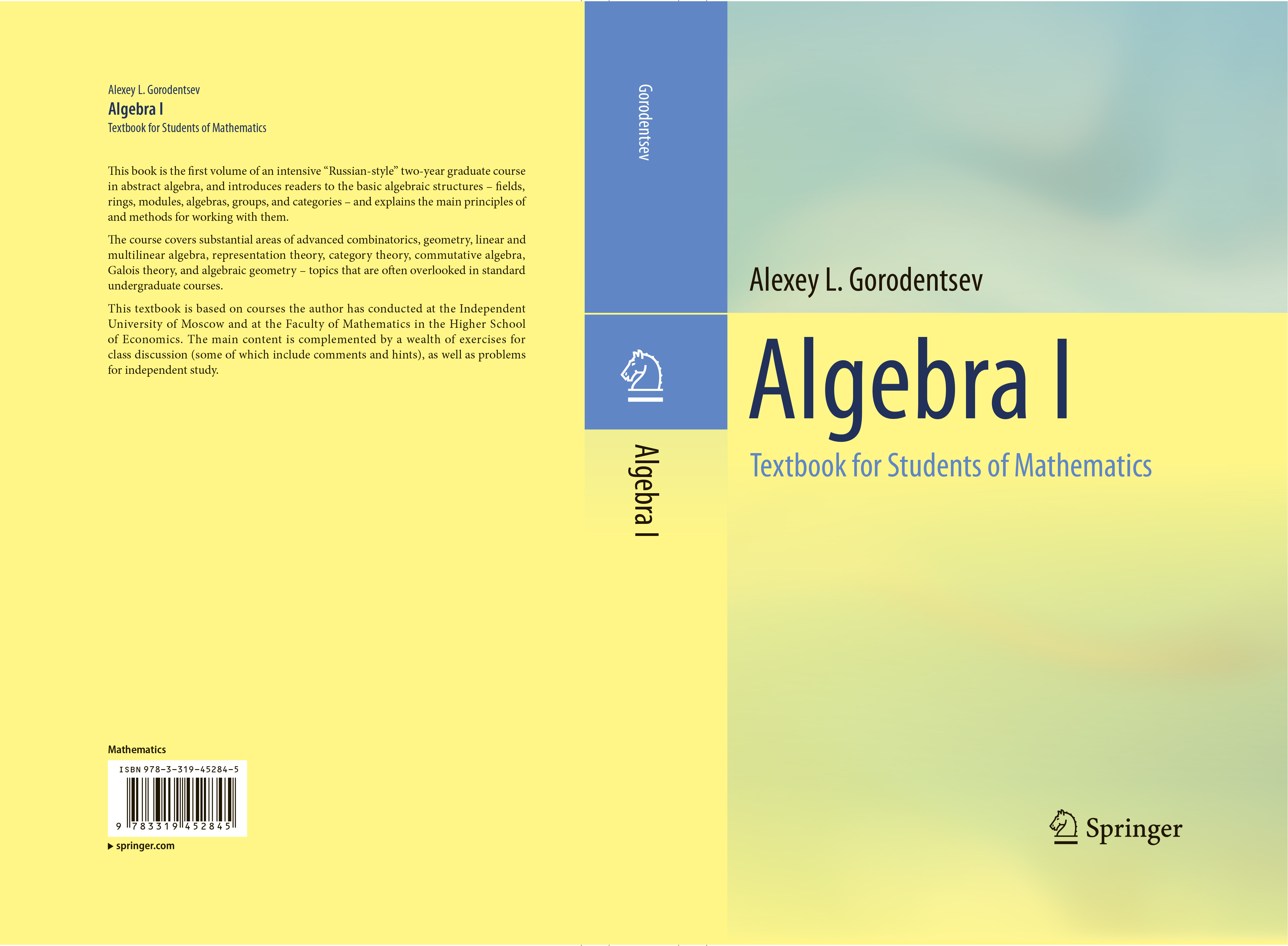 Algebra I Textbook For Students Of Mathematics Books - 