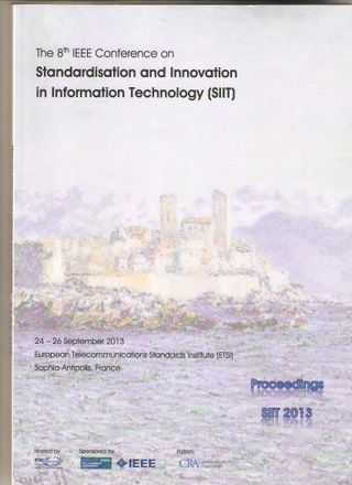 The 8th IEEE Conference on Standardisation and Innovation in Information Techonology (SIIT)