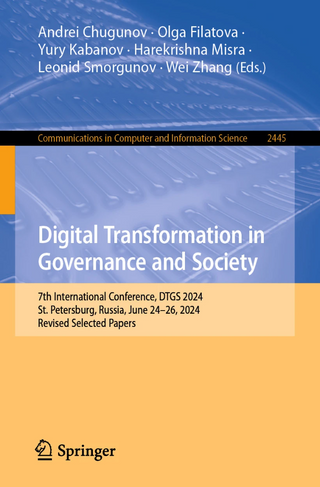 Digital Transformation in Governance and Society: 7th International Conference, DTGS 2024, St Petersburg, Russia, June 24–26, 2024, Revised Selected Papers