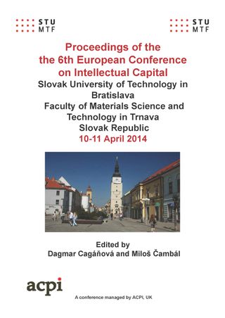 Proceedings of the 6th European Conference on Intellectual Capital