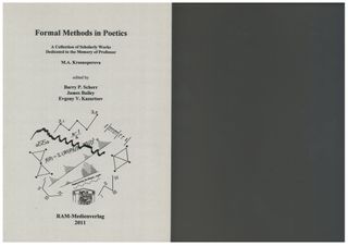 Formal Methods in Poetics. A Collection of Scholarly Works Dedicated to the Memory of Professor M.A. Krasnoperova