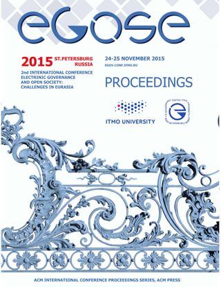 Proceedings of the 2 nd International Conference "Electronic Governance and Open Society: Challenges in Eurasia" (EGOSE 2015)
