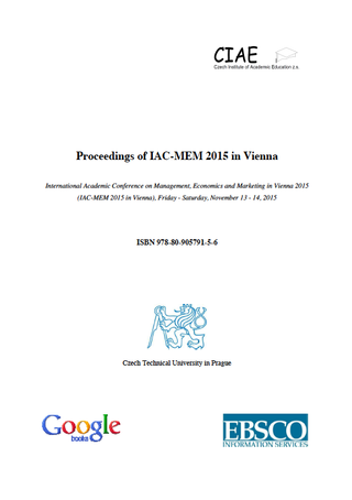 Proceedings of IAC-MEM 2015 in Vienna, ISBN 978-80-905791-5-6