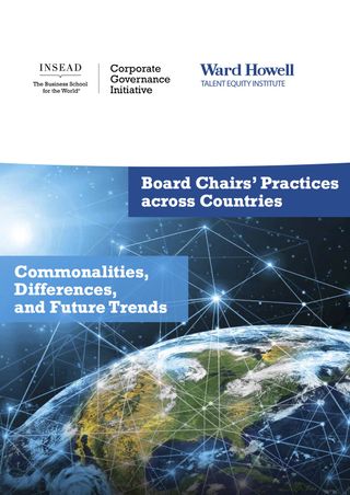 Board Chairs’ Practices across Countries: Commonalities, Differences, and Future Trends