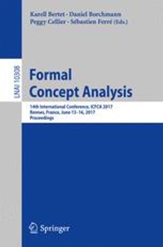 Formal Concept Analysis: 14th International Conference, ICFCA 2017, Rennes, France, June 13-16, 2017, Proceedings