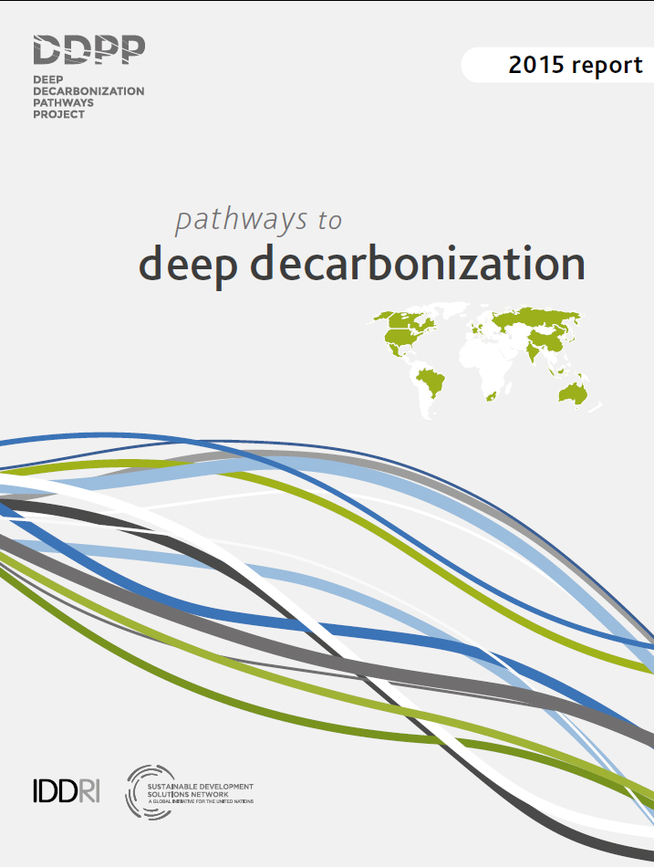 Pathways to Deep Decarbonization. 2015 synthesis report