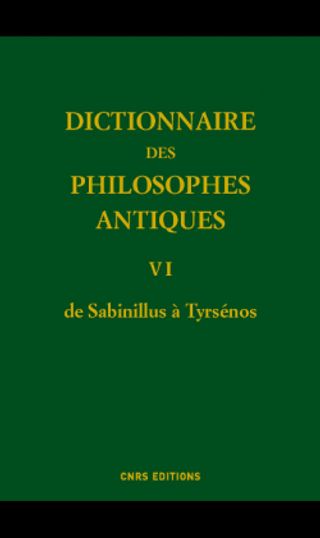 Dictionnaire des philosophes antiques