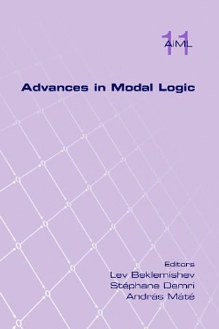 Advances in Modal Logic