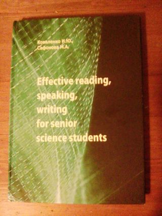 Effective reading, speaking, writing for senior science students