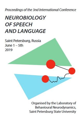 Proceedings of the 3rd International Conference Neurobiology of Speech and Language