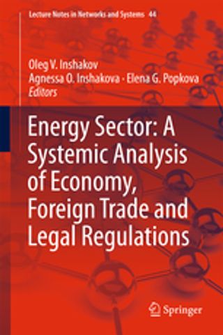 Energy Sector: A Systemic Analysis of Economy, Foreign Trade and Legal Regulation