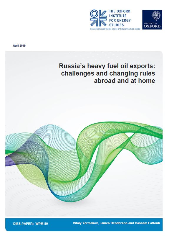 Russia's heavy fuel oil exports: challenges and changing rules abroad and at home