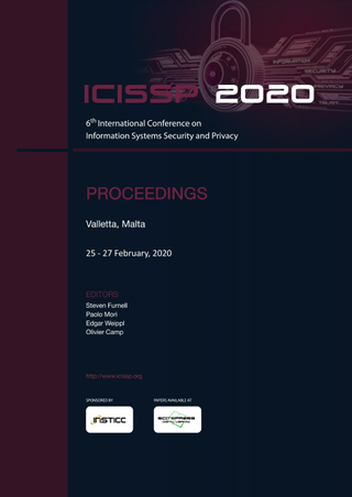 Proceedings of the 6th International Conference on Information Systems Security and Privacy, February 25-27, 2020, in Valletta, Malta