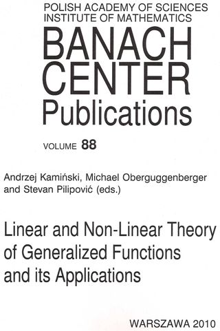 Linear and non-linear theory of generalized functions and its applications