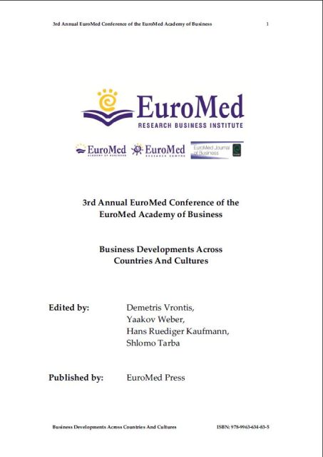 3rd Annual EuroMed Conference of the EuroMed Academy of Business. Conference reading book proceedings