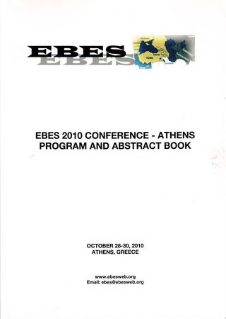 EBES 2010 Conference - Athens Program and Abstract Book