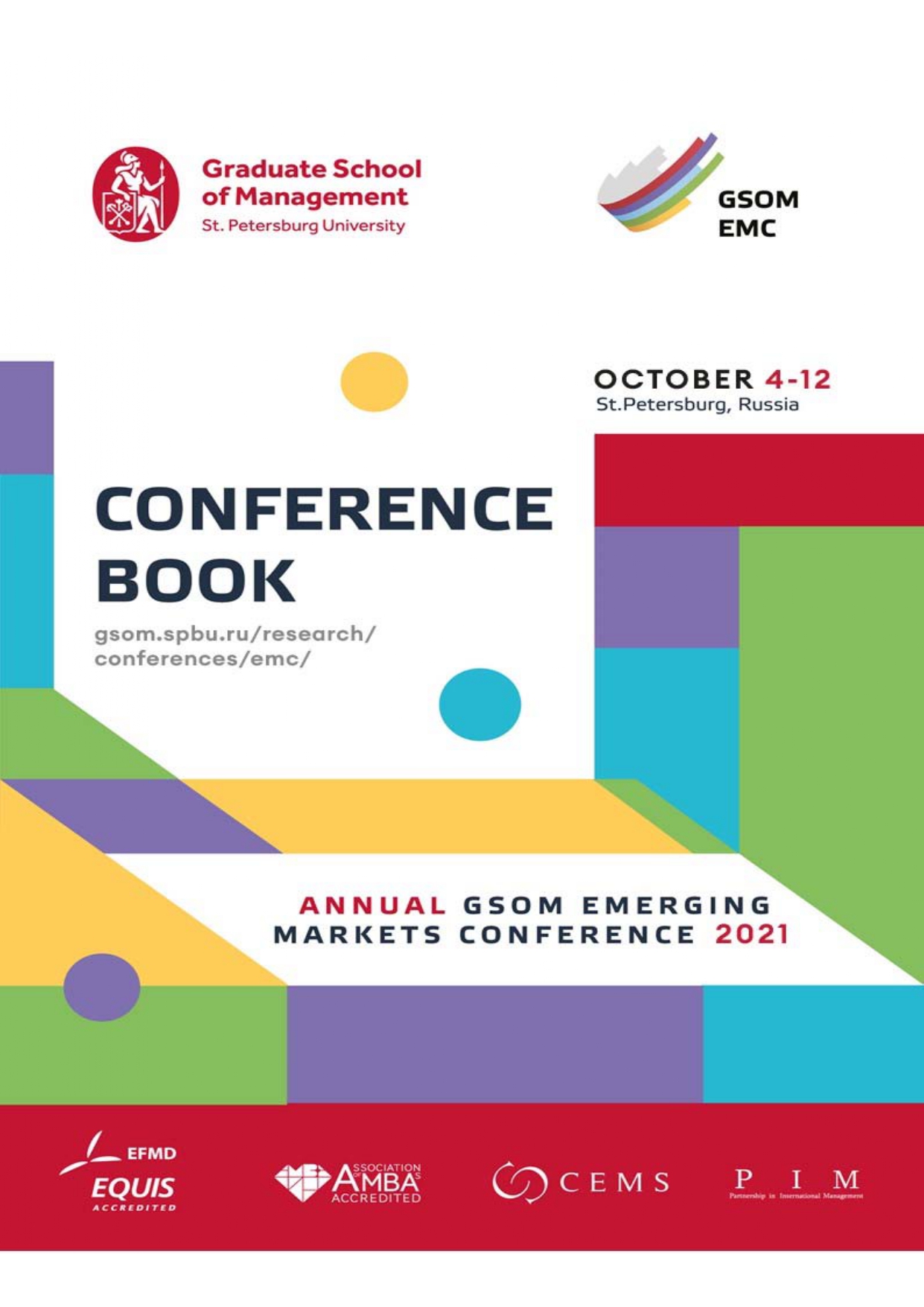 Annual GSOM Emerging Markets Conference 2021. Conference book