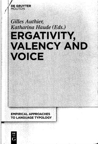 Ergativity, valency and voice
