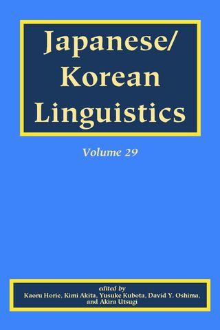Japanese/Korean Linguistics Volume 29