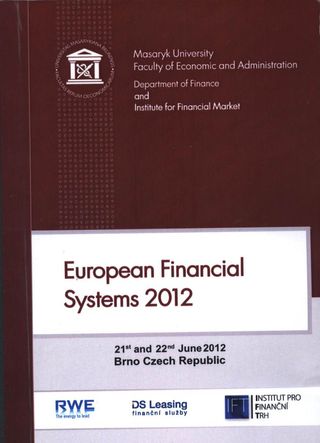 European Financial System 2012