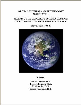 Mapping the global future: evolution through innovation and excellence. Fourteenth annual international conference. Reading book
