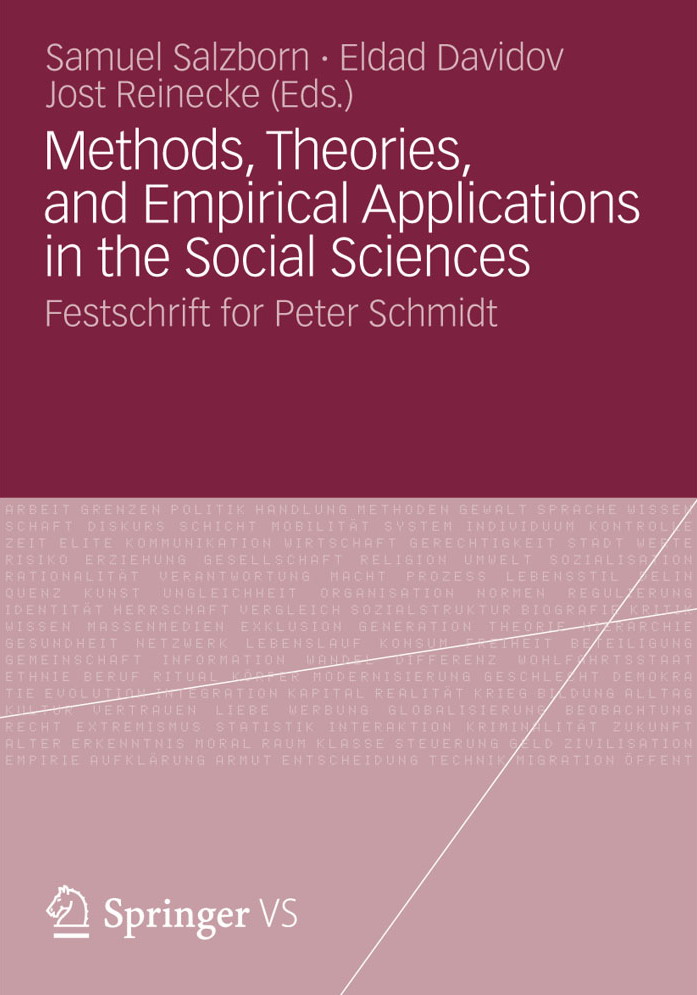 Methods, theories, and empirical applications in the social sciences