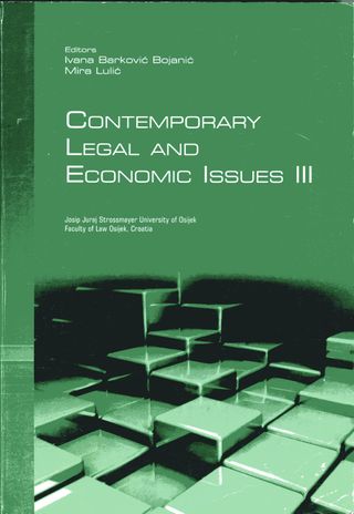 Contemporary Legal and Economic Issues III