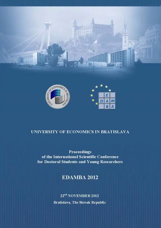 Proceedings of the International Scientific Conference for Doctoral Students and Young Researchers EDAMBA 2012