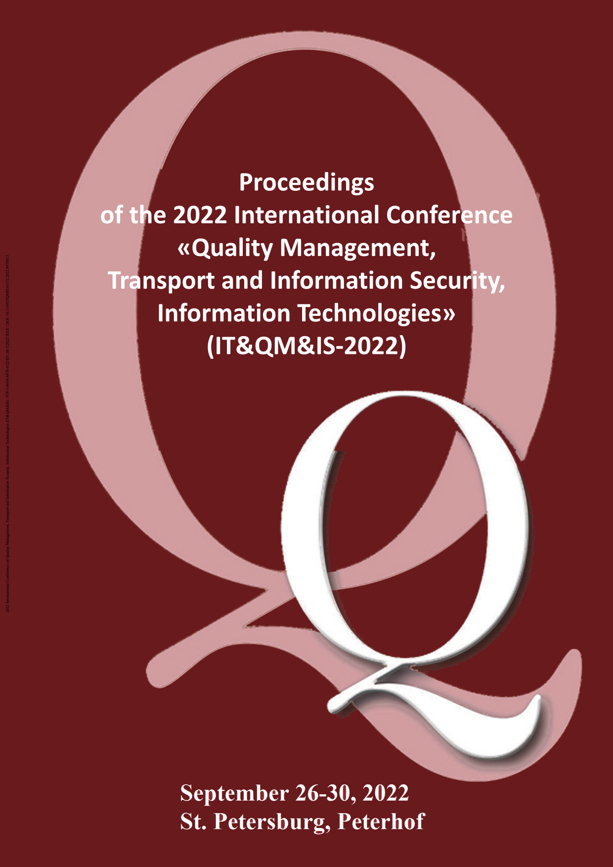 2022 International Conference on Quality Management, Transport and Information Security, Information Technologies (IT&QM&IS)