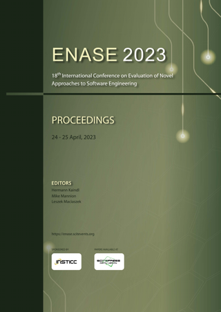 Proceedings of the 18th International Conference on Evaluation of Novel Approaches to Software Engineering (ENASE 2023)