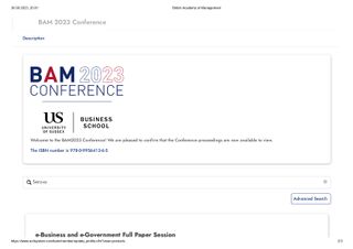 Proceedings of the British Academy of Management Conference BAM 2023
