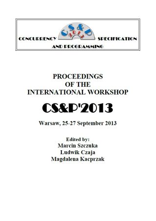 Proceedings of the International Workshop CS&P'2013